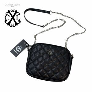 Christian Lacroix‎ Roxanne Black Quilted Crossbody Bag